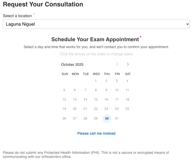 Exam Scheduler Behavior